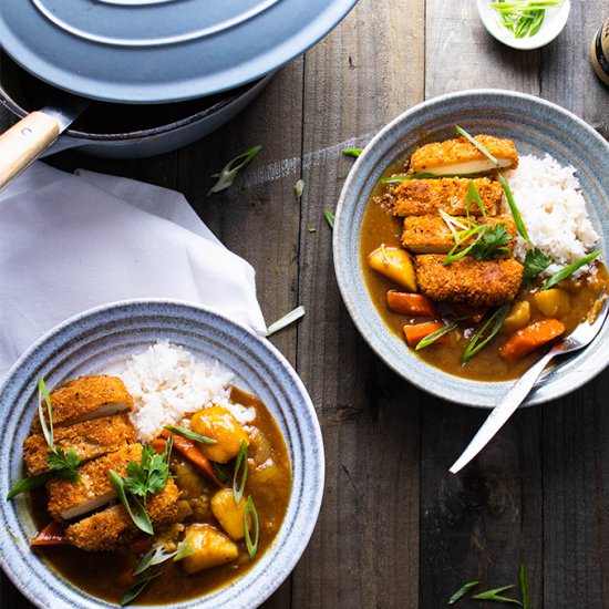 Vegan Tofu Katsu Curry