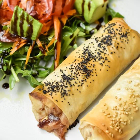 Cranberry Camembert Chicken Filo