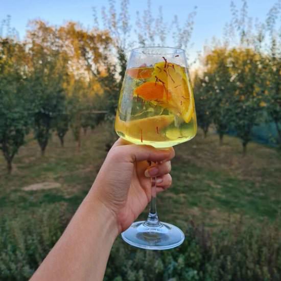 Saffron Gin and Tonic