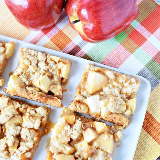Chewy Caramel Apple Bars Recipe