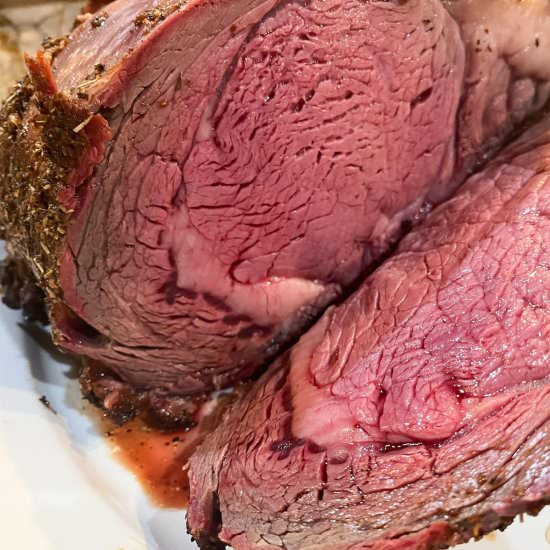 Perfectly Smoked Traeger Prime Rib