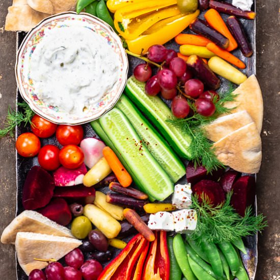 Simple Crudités Platter
