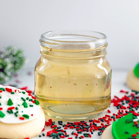 Sugar Cookie Simple Syrup