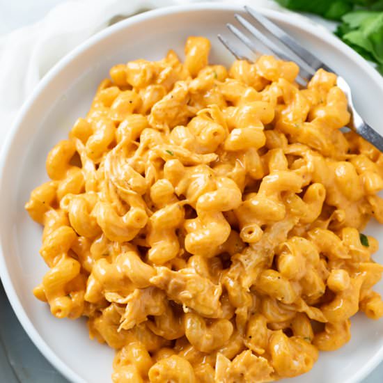 Buffalo Chicken Mac and Cheese