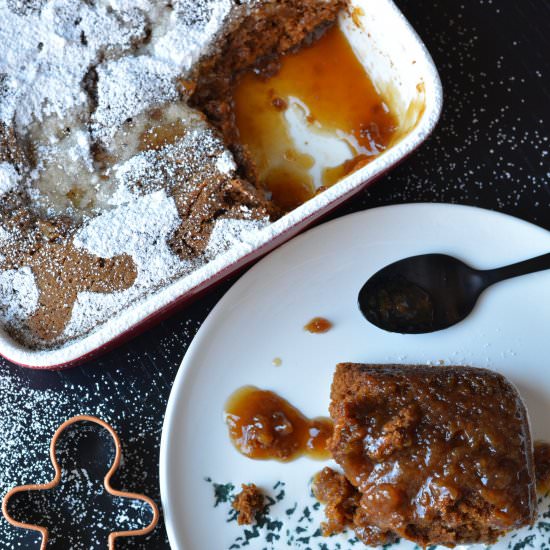 Gingerbread Pudding Cake