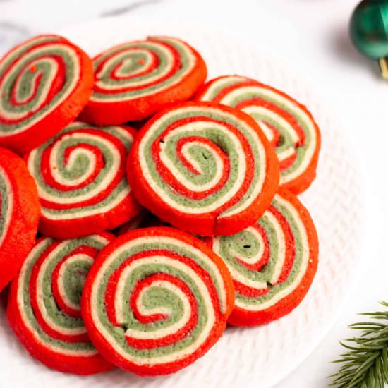 Christmas Pinwheel Cookies