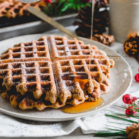 Gingerbread Waffles