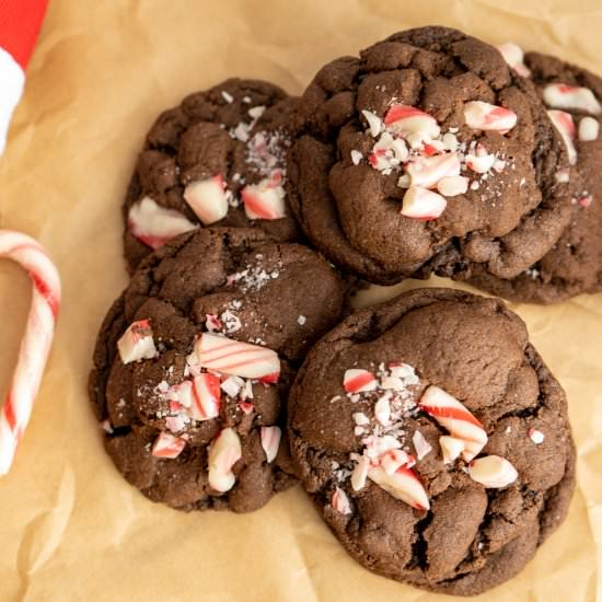 Peppermint Mocha Cookies