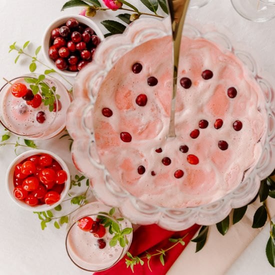 Cranberry Sherbet Punch