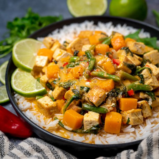 Pumpkin Tofu Curry