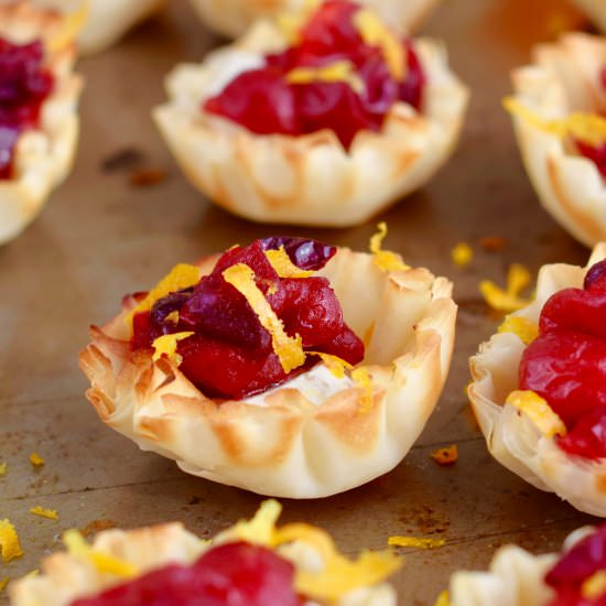 Cranberry Brie Bites