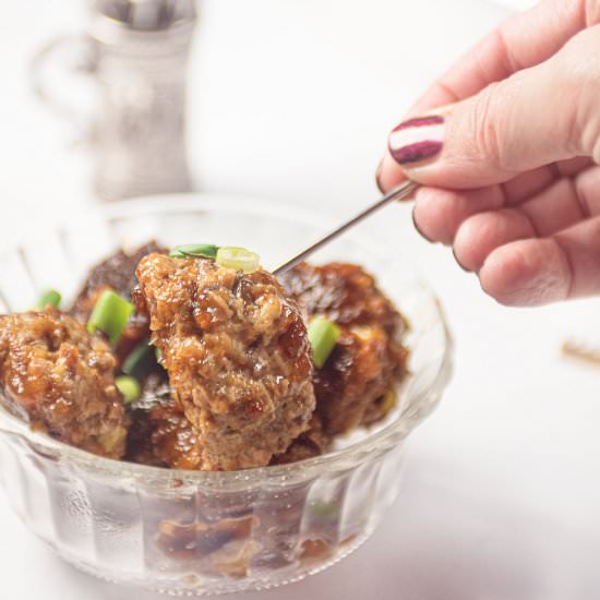 Saucy Teriyaki Meatballs