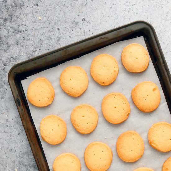 Brown Sugar Shortbread Cookies