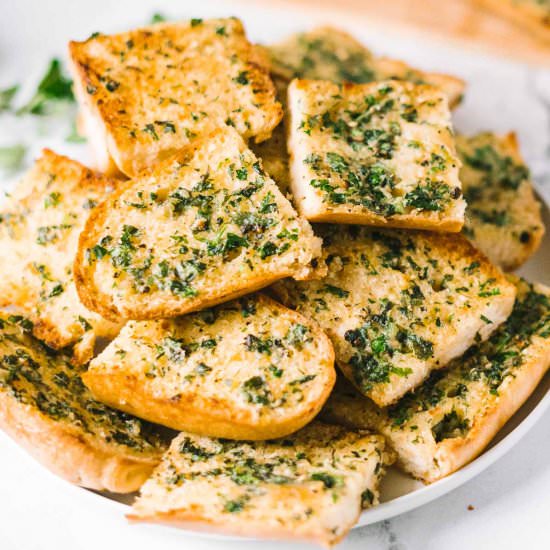 Gluten Fee Garlic Bread