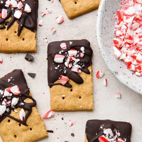 Chocolate Peppermint Graham Cracker