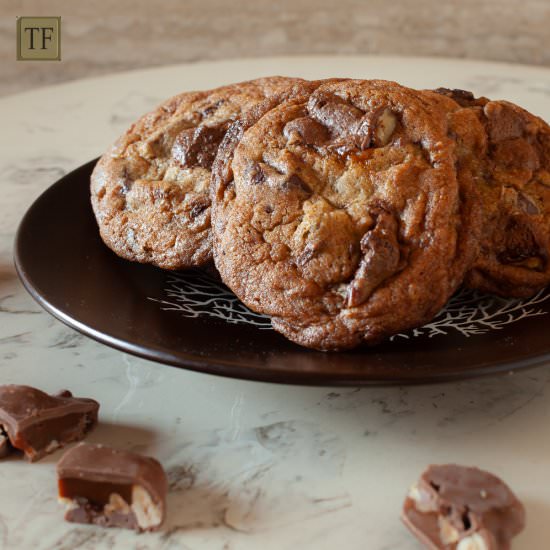 Caramel Turtle Cookies