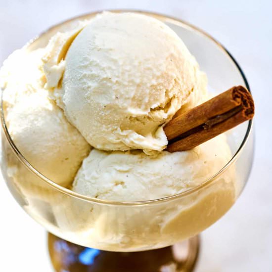 Eggnog Gelato Ice Cream
