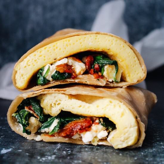 Spinach and Feta Wraps
