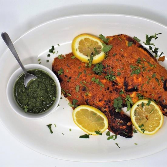 Broiled India Style Tilapia