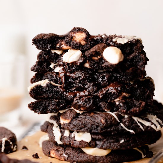 Chocolate Marshmallow Cookies