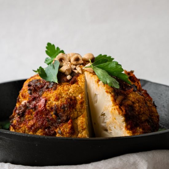 Whole Roasted Cauliflower