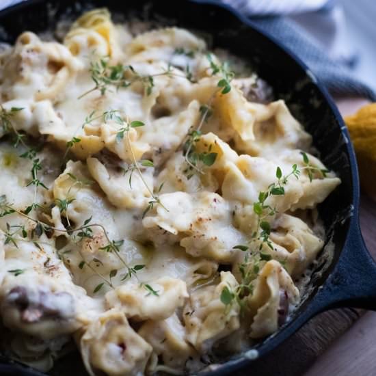 Mushroom and Ricotta Tortellini