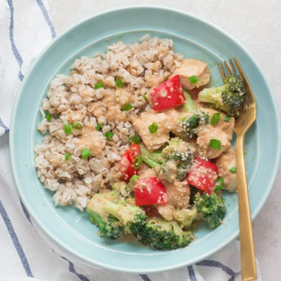 Instant Pot Peanut Chicken
