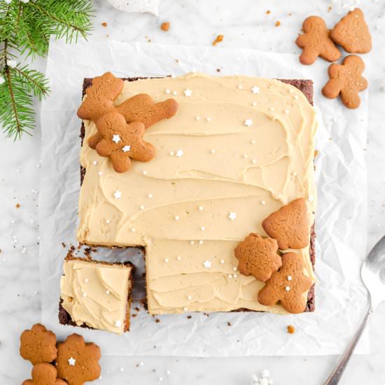 Gingerbread Sheet Cake