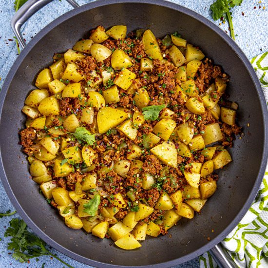 Papas con Chorizo
