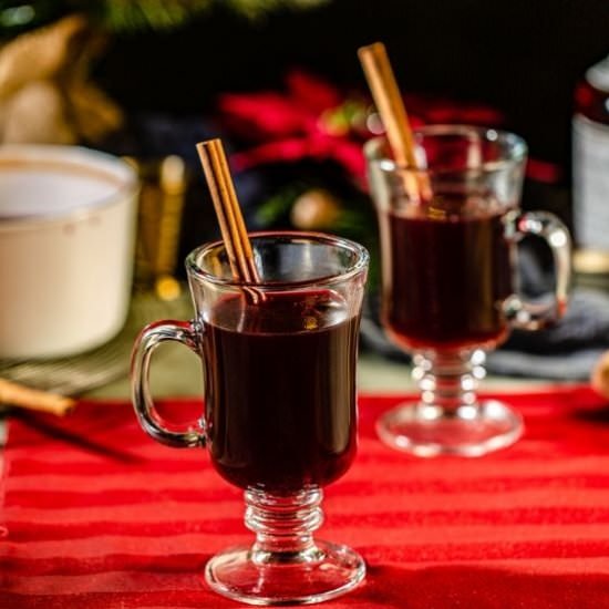 Mulled Wine with Apple Brandy