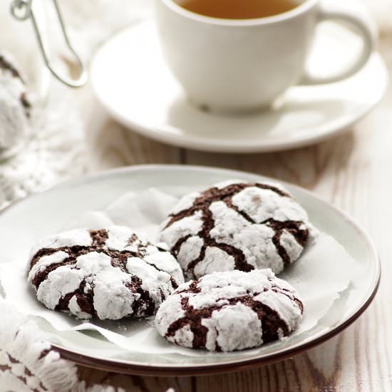 Chocolate Crinkle Cookies