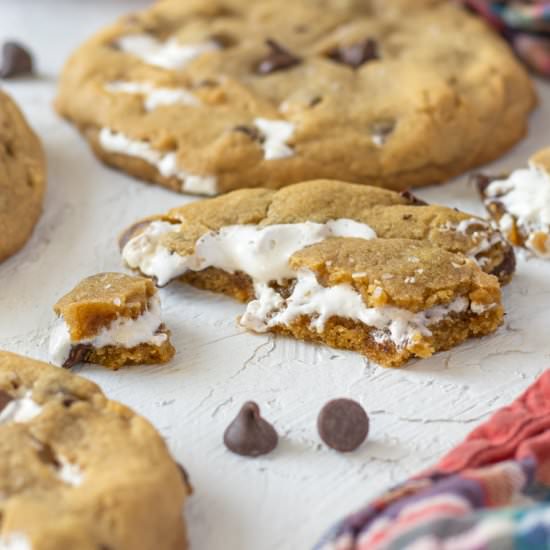Chocolate Chip Marshmallow Cookies