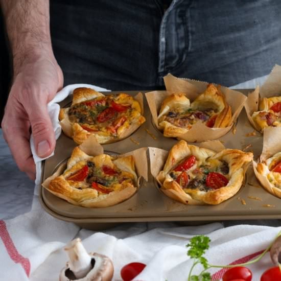 Puff Pastry Mini Quiches