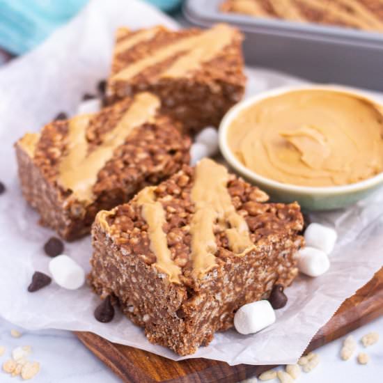 Peanut Butter Rice Krispie Treats