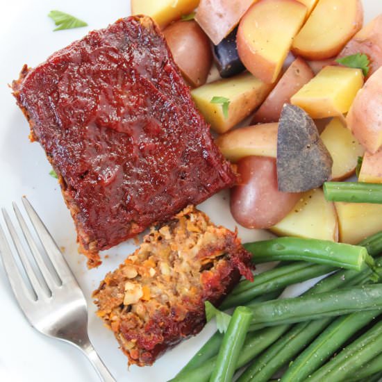 Vegan Mini Meatloaf