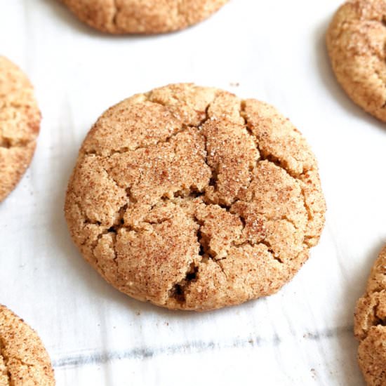 Vegan Snickerdoodle Cookies