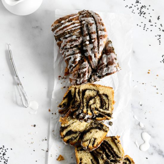 black sesame babka