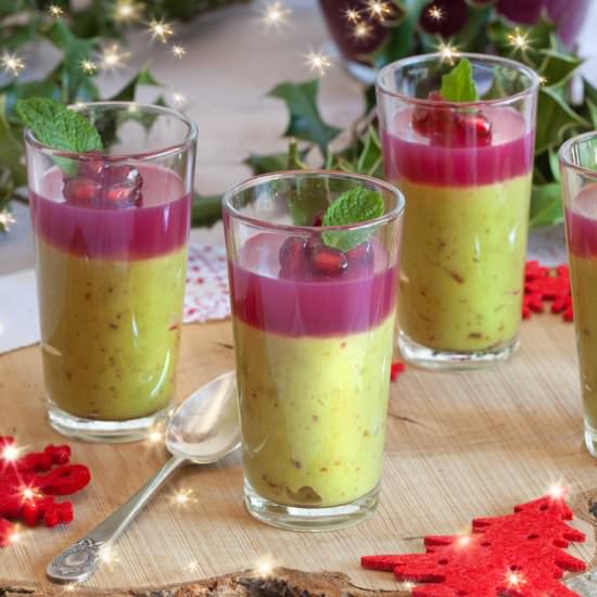 VASITOS DE AGUACATE CON GRANADA