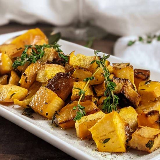 Honey Roasted Rutabaga