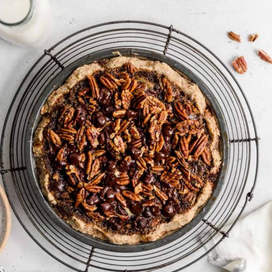 Paleo Chocolate Pecan Pie