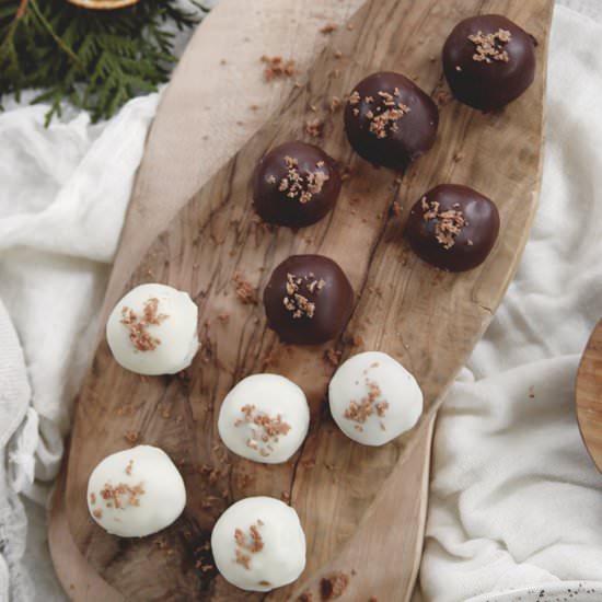 Gingersnap Chocolate Truffles