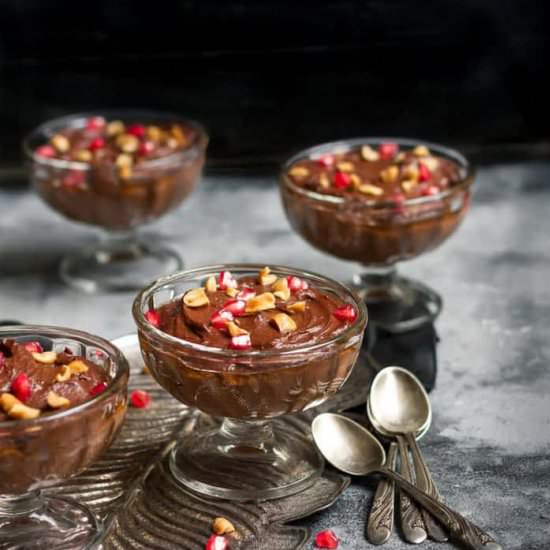 Chocolate peanut butter pudding
