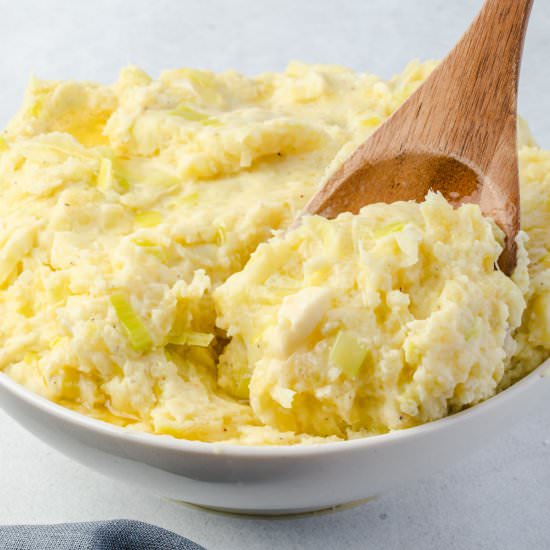 Gruyere & Leek Mashed Potatoes