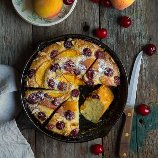 Peach Cherry Cake