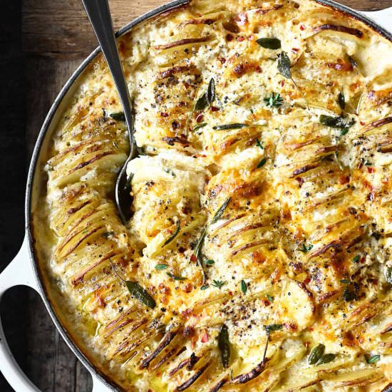 Cheesy Potato Gratin