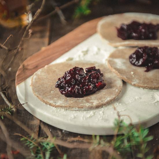 Vegan Cranberry Hand Pies