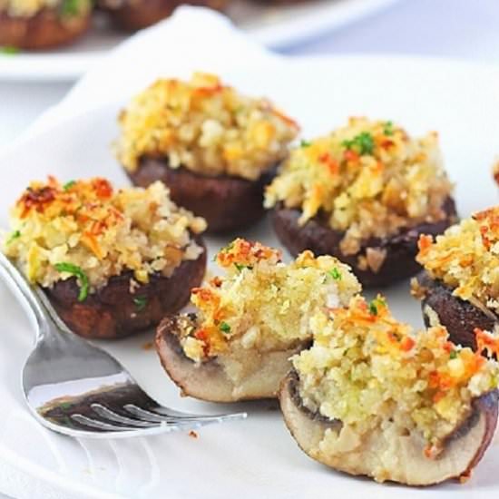 easy stuffed mushrooms
