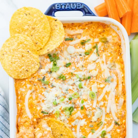Vegetarian Jackfruit Buffalo Dip