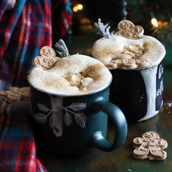 Spiced Gingerbread Oat Milk Lattes