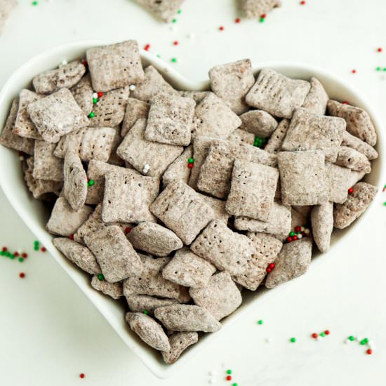 Chocolate Mint Puppy Chow